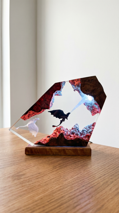 Toothless Resin Lamp