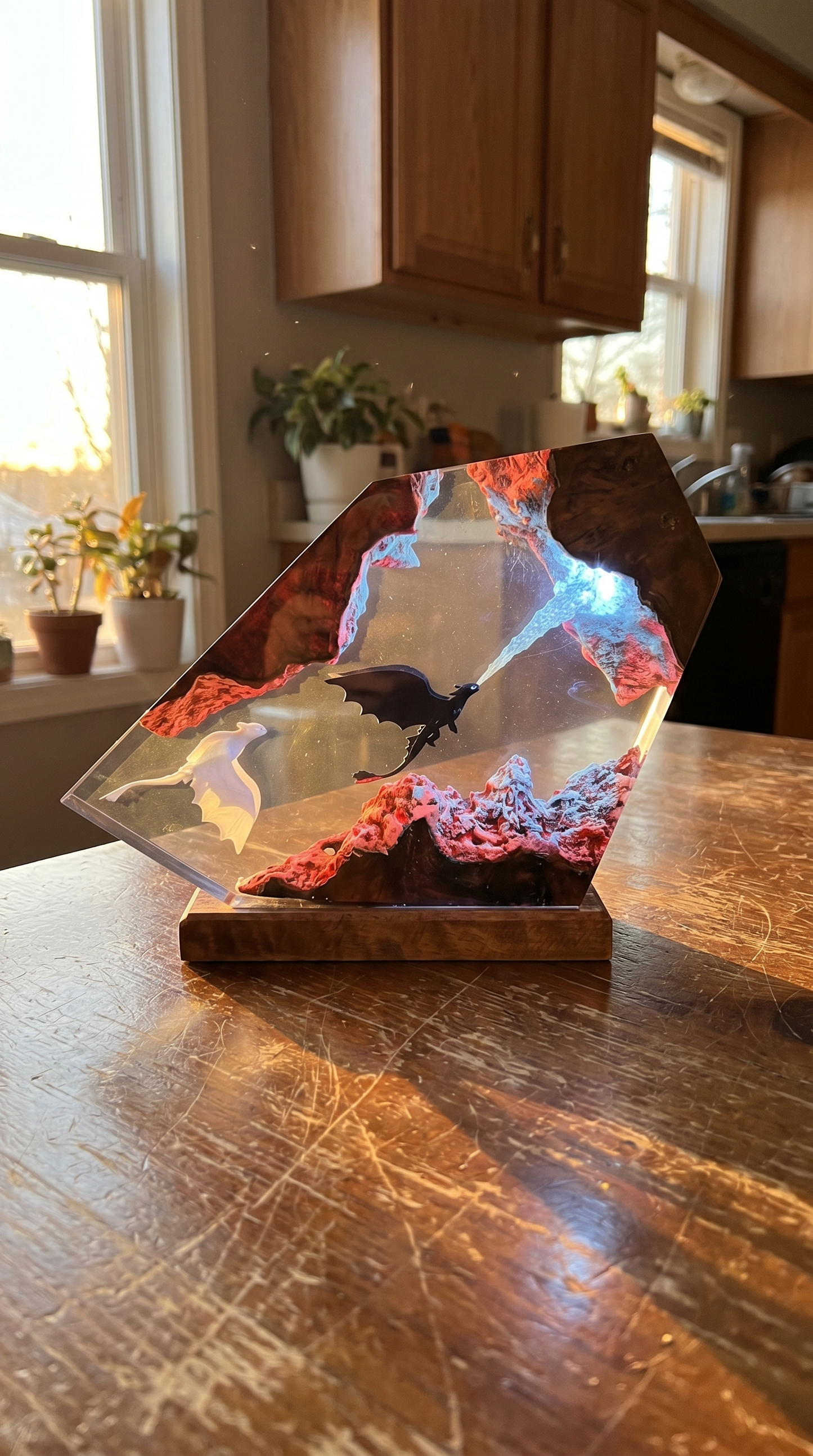 Toothless Resin Lamp
